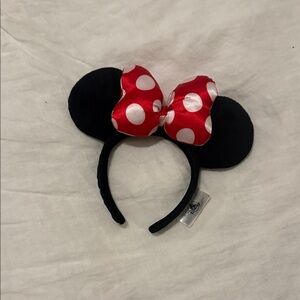 Disney Black and Red Polka Dot Mini Mouse Ears Headband